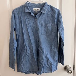 Old Navy blue flannel